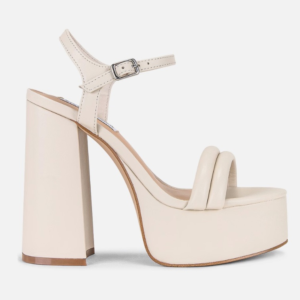 Steve Madden Tille Platform Heels - Color Bone